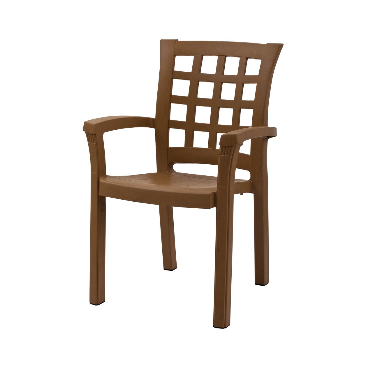 Scaun, Hanah Home, Elite Width Squares, 58x88x57 cm, Maro - imagine 3